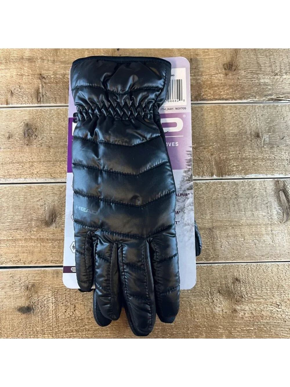 NWT HEAD Women's Waterproof Hybrid Gloves in Black Size Medium